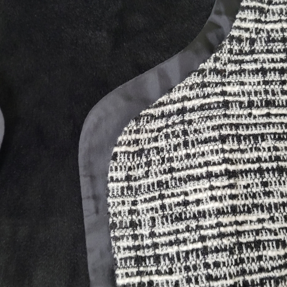 Covington Woman's Twill Jacket Black and White Size Large - Picture 5 of 11